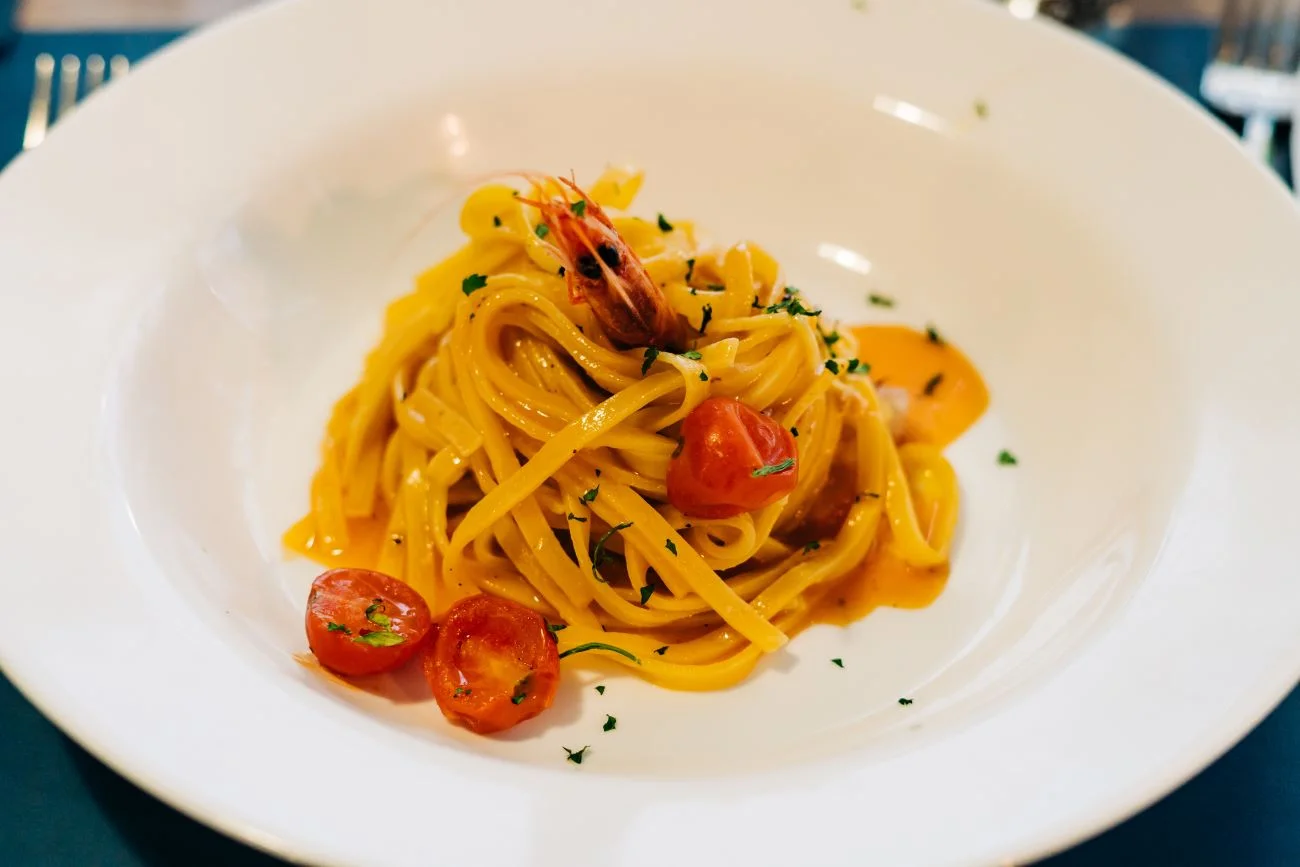 Linguine pasuje do owoców morza