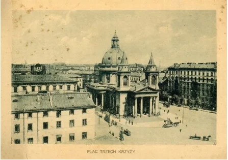 pl. Trzech Krzyży kiedyś