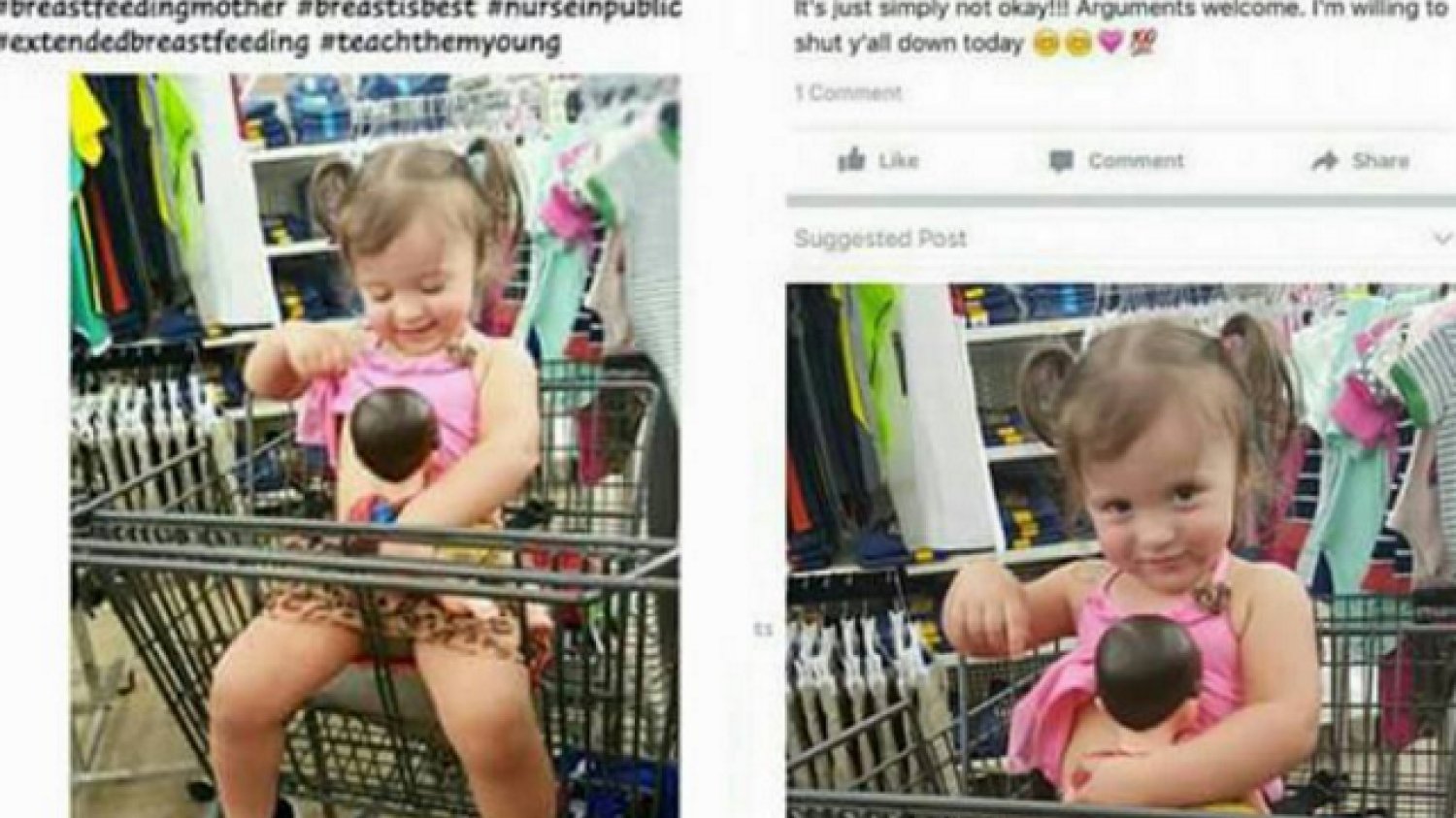 Fot. screen zFacebooka / Breastfeeding Mama Talk