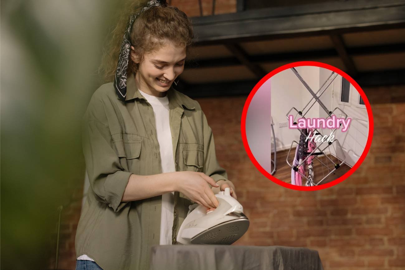 pranie, prasowanie, trik na suszenie ubrań, trik na ubrania bez prasowania