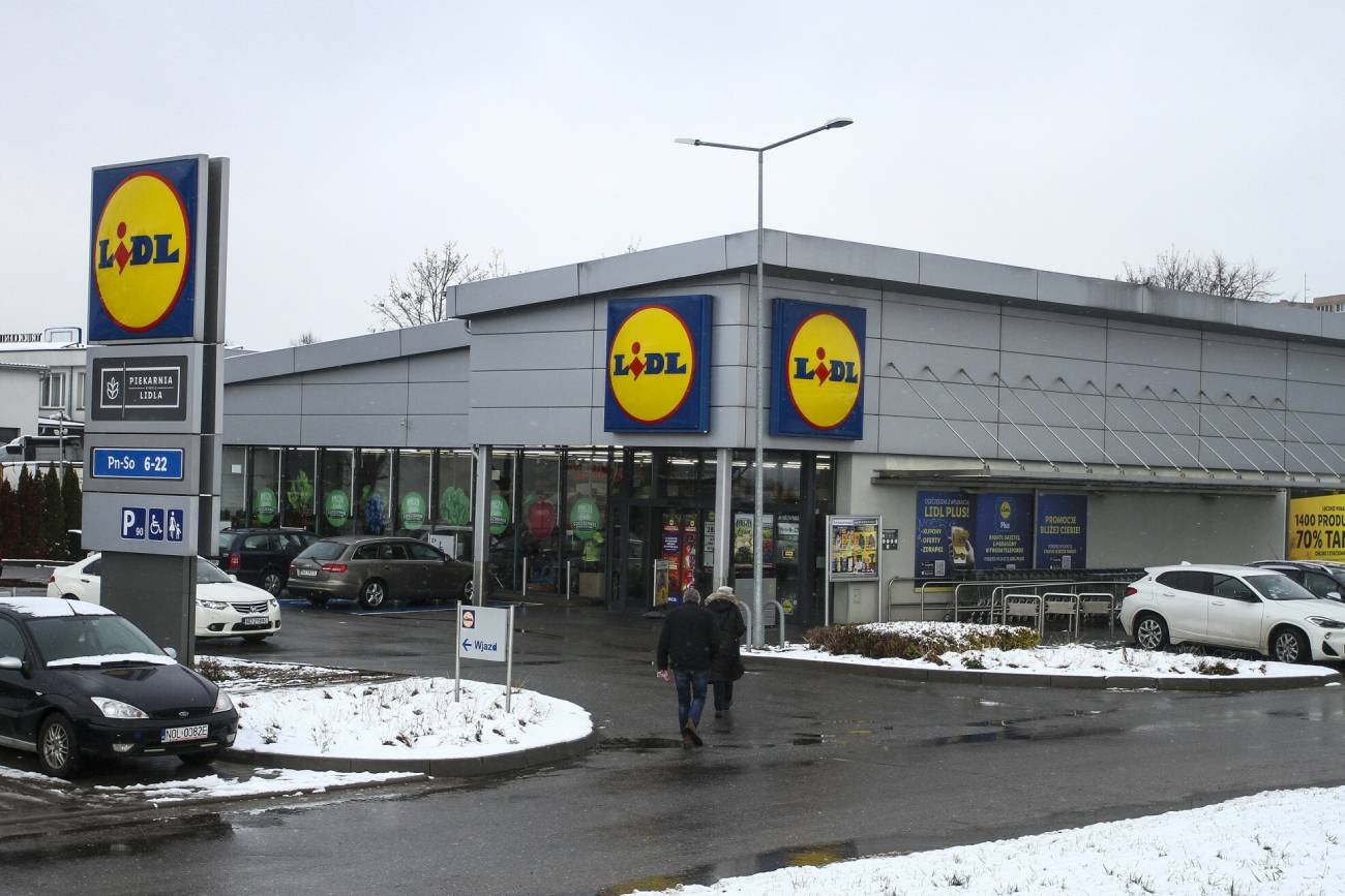 Sklep sieci Lidl.