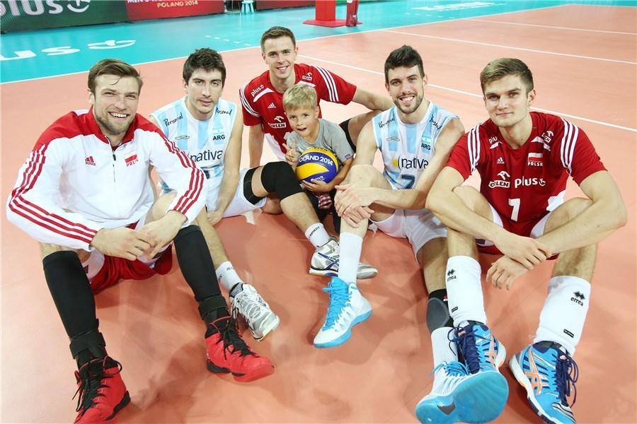 Mój tata mistrzem świata: Mariusz Wlazły z synem, Arkadiuszem