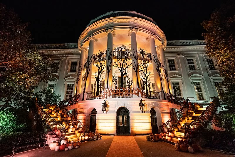 Biały Dom w 2019 roku na Halloween