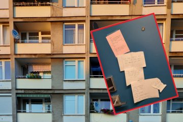 notatka do sąsiadów z prośbą o ciszę