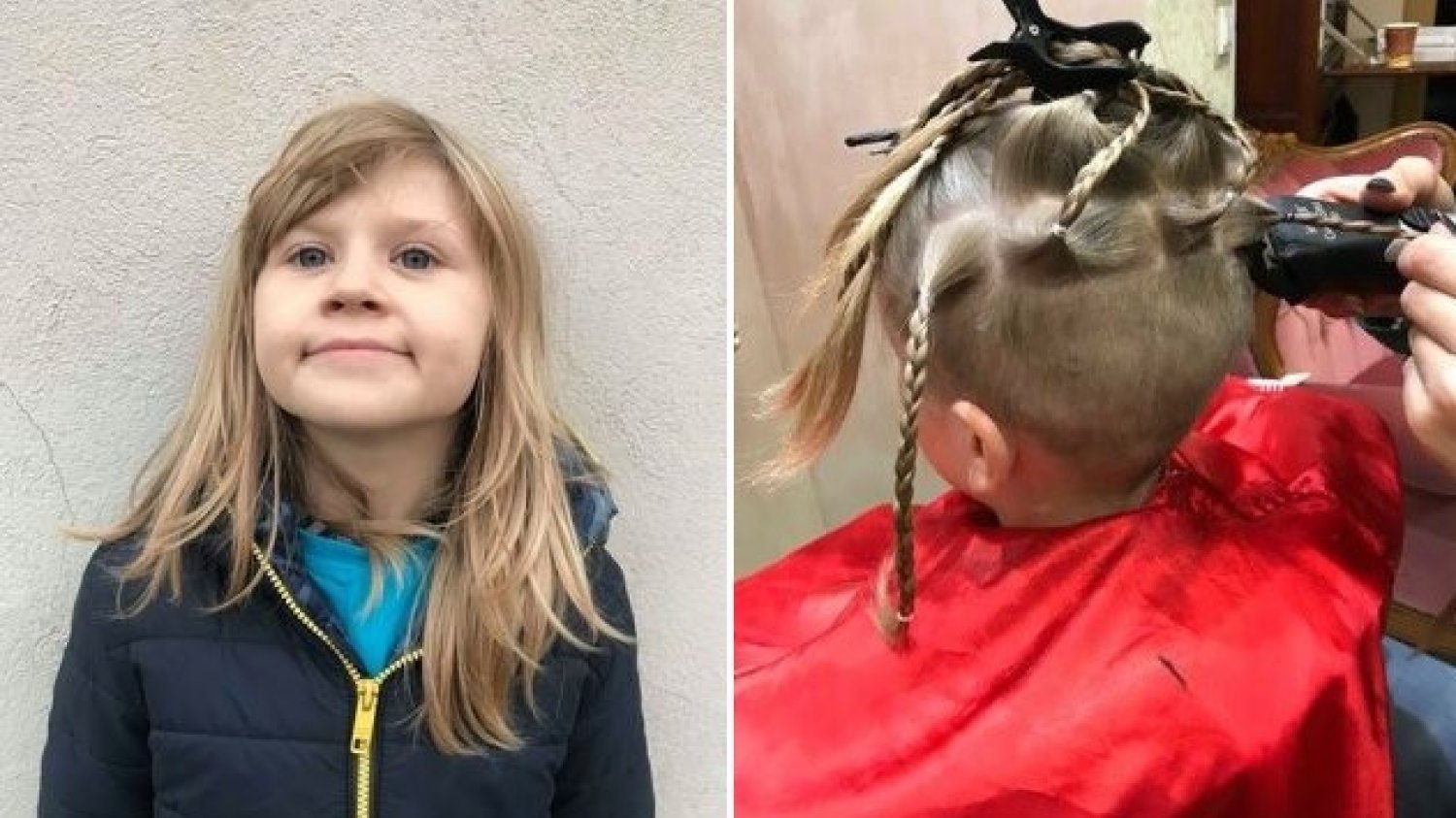 7-letni Olek przez 2 lata zapuszczał włosy, by oddać je na perukę dla dzieci chorych na raka