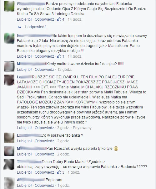 Użytkownicy Wykopu niemal jednomyślnie ocenili sprawę - winna jest matka chłopca | Fot. Screen z Facebooka / [url=https://www.facebook.com/pages/Marek-Michalak/212848562185545?fref=ts]Marek Michalak - Rzecznik Praw Dziecka[/url]