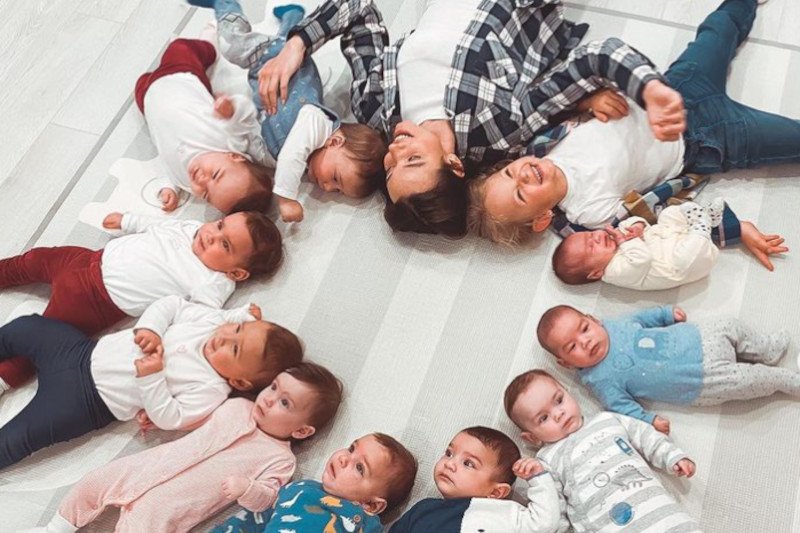 Chcą być największą rodziną na świecie - 23-letnia mama ma 11 dzieci Chcą być największą rodziną na świecie - 23-letnia mama ma 11 dzieci