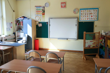 pusta klasa w szkole pusta klasa w szkole