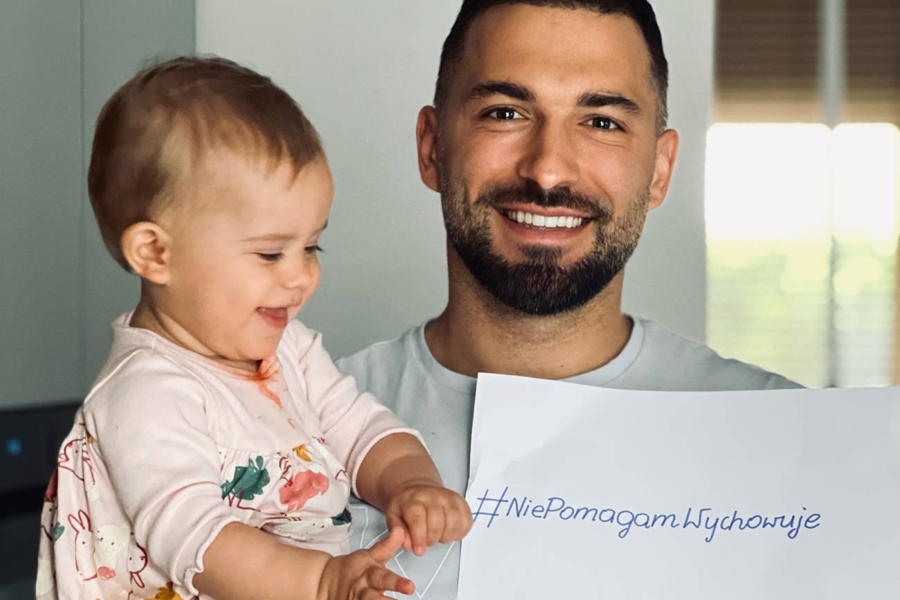 Rafał Maślak, tata, ojciec, dzień taty, dzień ojca #niepomagamwychowuję