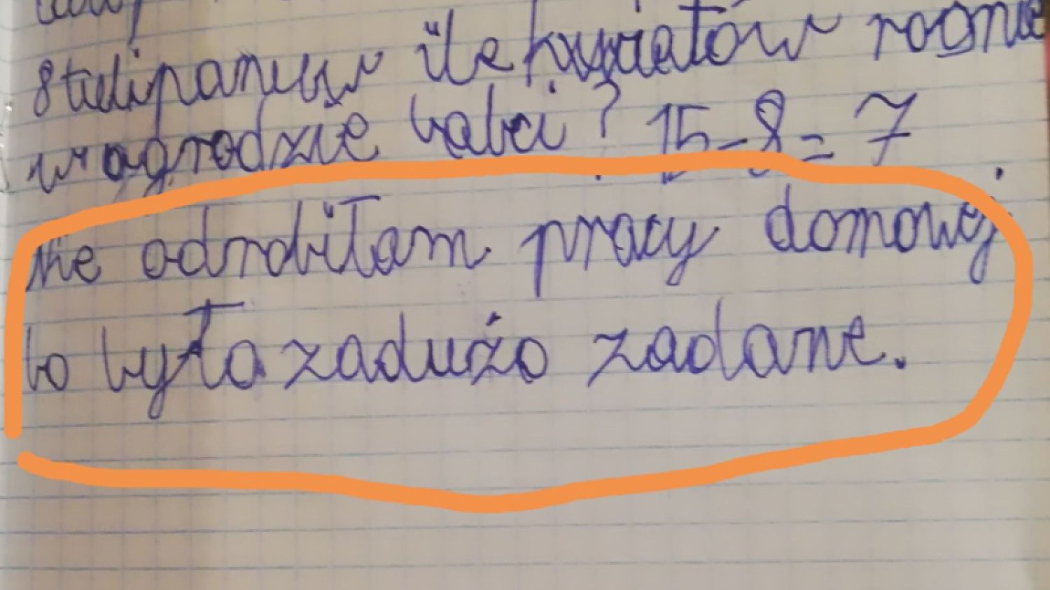 Dzieci na początku podstawówki mają niekiedy system pracy niemal jak dorośli