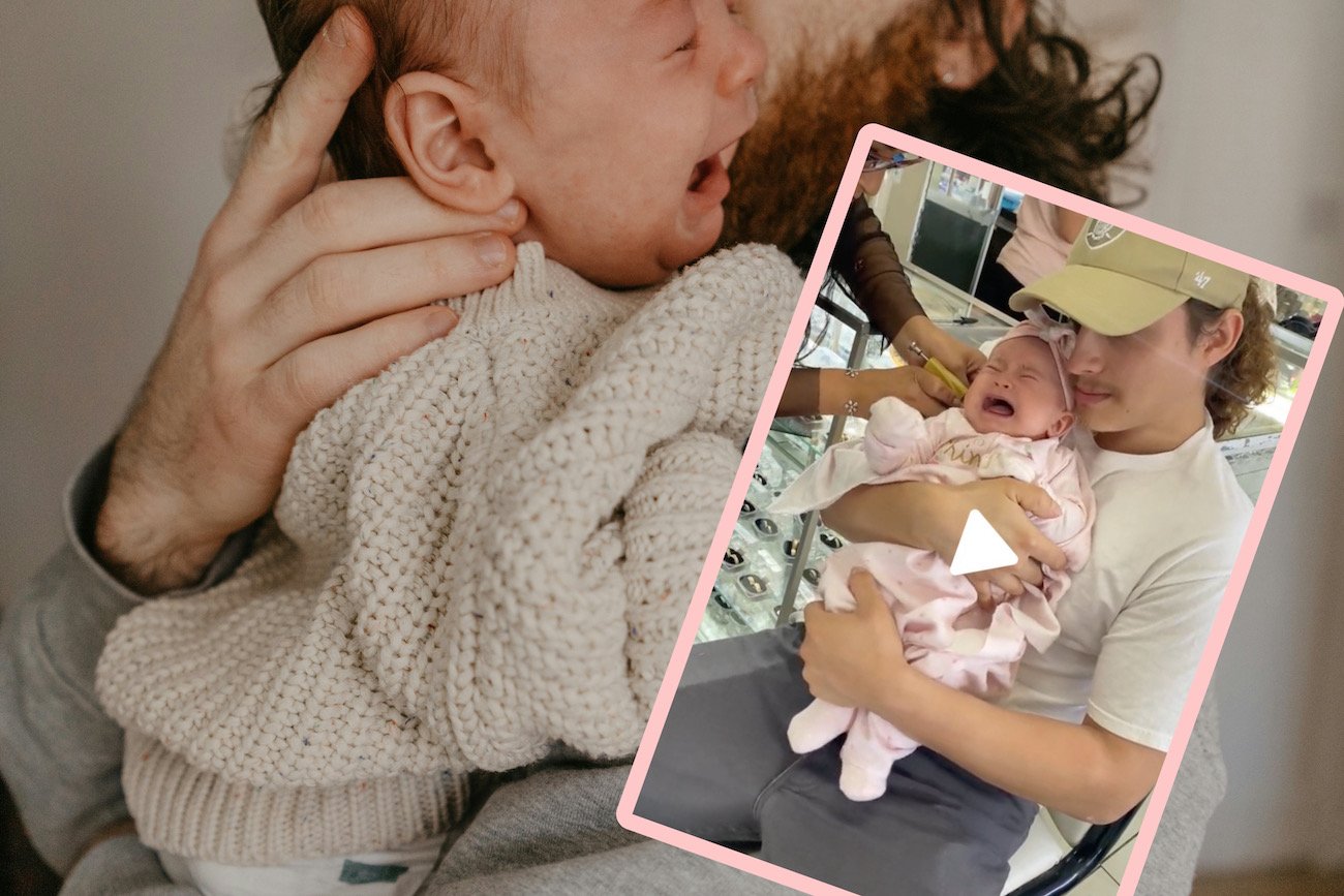 2-miesięczne niemowlę wyje z bólu, rodzice zachwyceni. A internauci? Zdziwicie się!