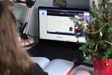 Nauka zdalna przed świętami