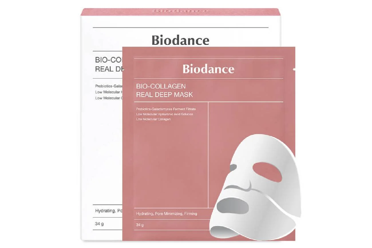 Ujędrniająca maska do twarzy Biodance Bio Collagen.