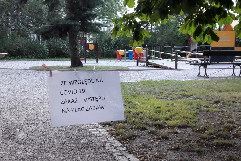 Plac zabaw w Łazienkach Królewskich