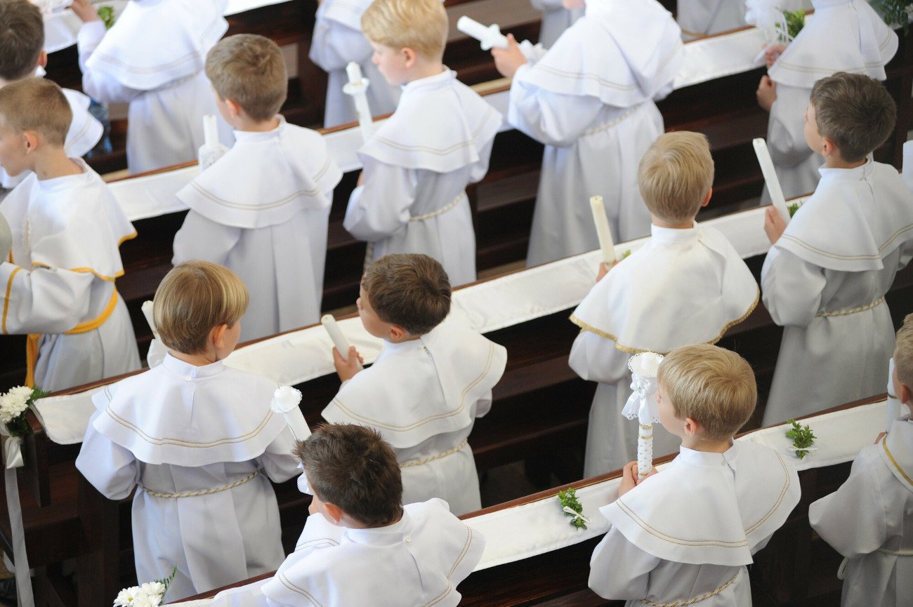 pierwsza komunia święta, komunia, ocena z religii