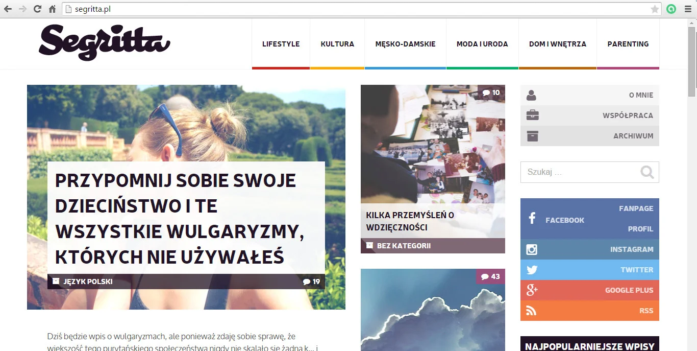Fot. Screen ze strony[url=http://segritta.pl/]Segritta[/url]