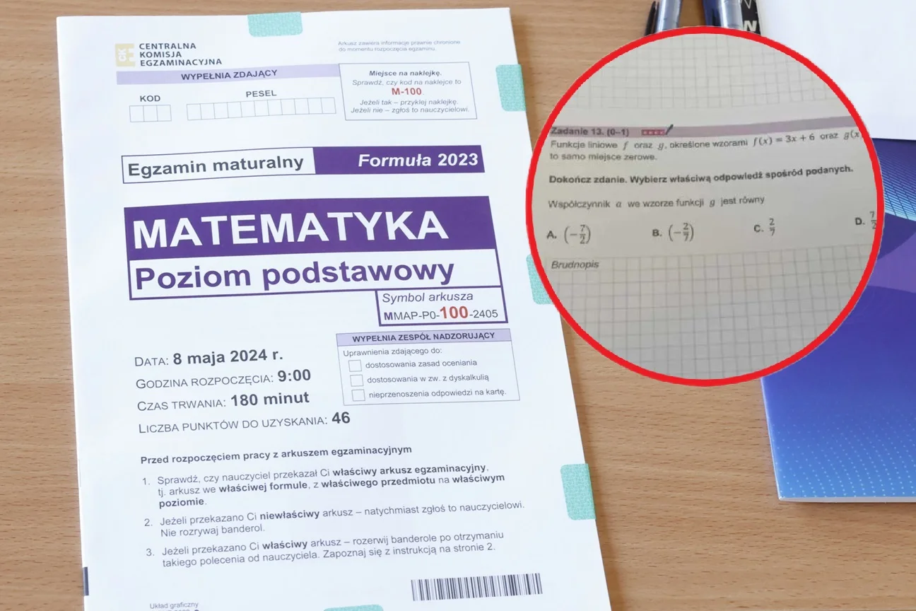 matura z matematyki 2024