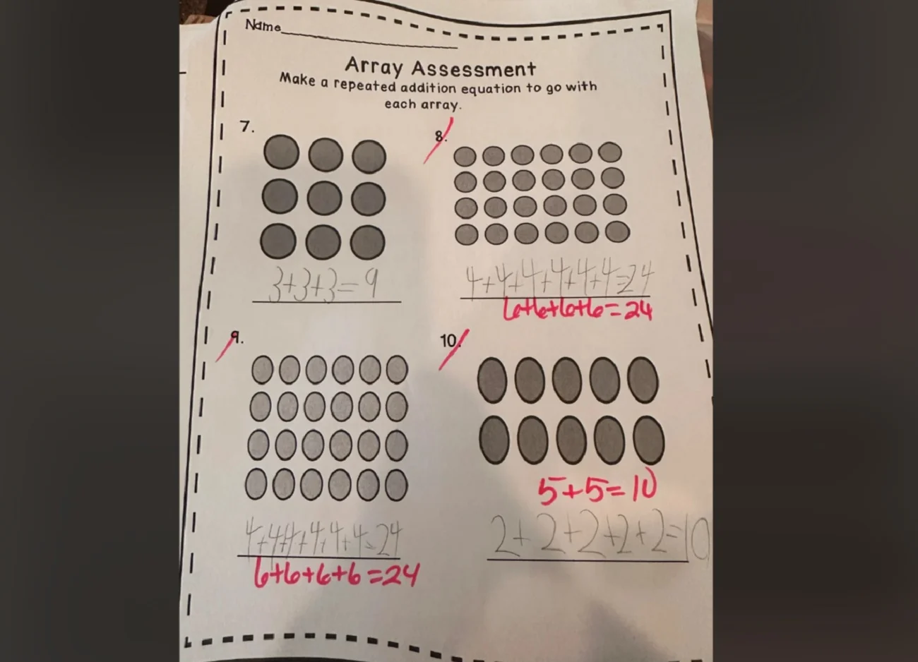 zadanie z matematyki