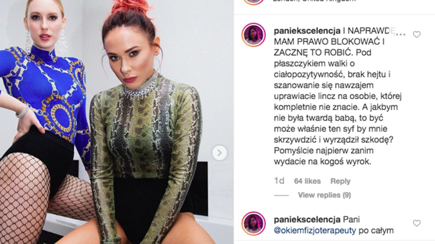 Panią Ekscelencję obserwuje 190 tys. osób