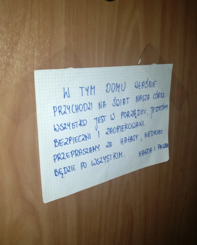 Poród domowy wymaga specjalnych przygotowań – także uprzedzenia sąsiadów