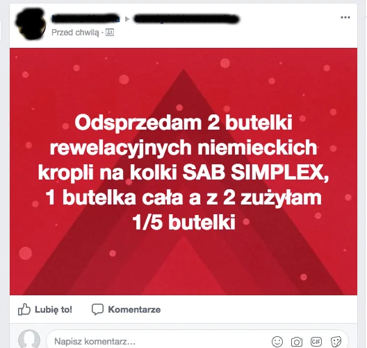 Matki nielegalnie odsprzedają leki na Facebooku.
