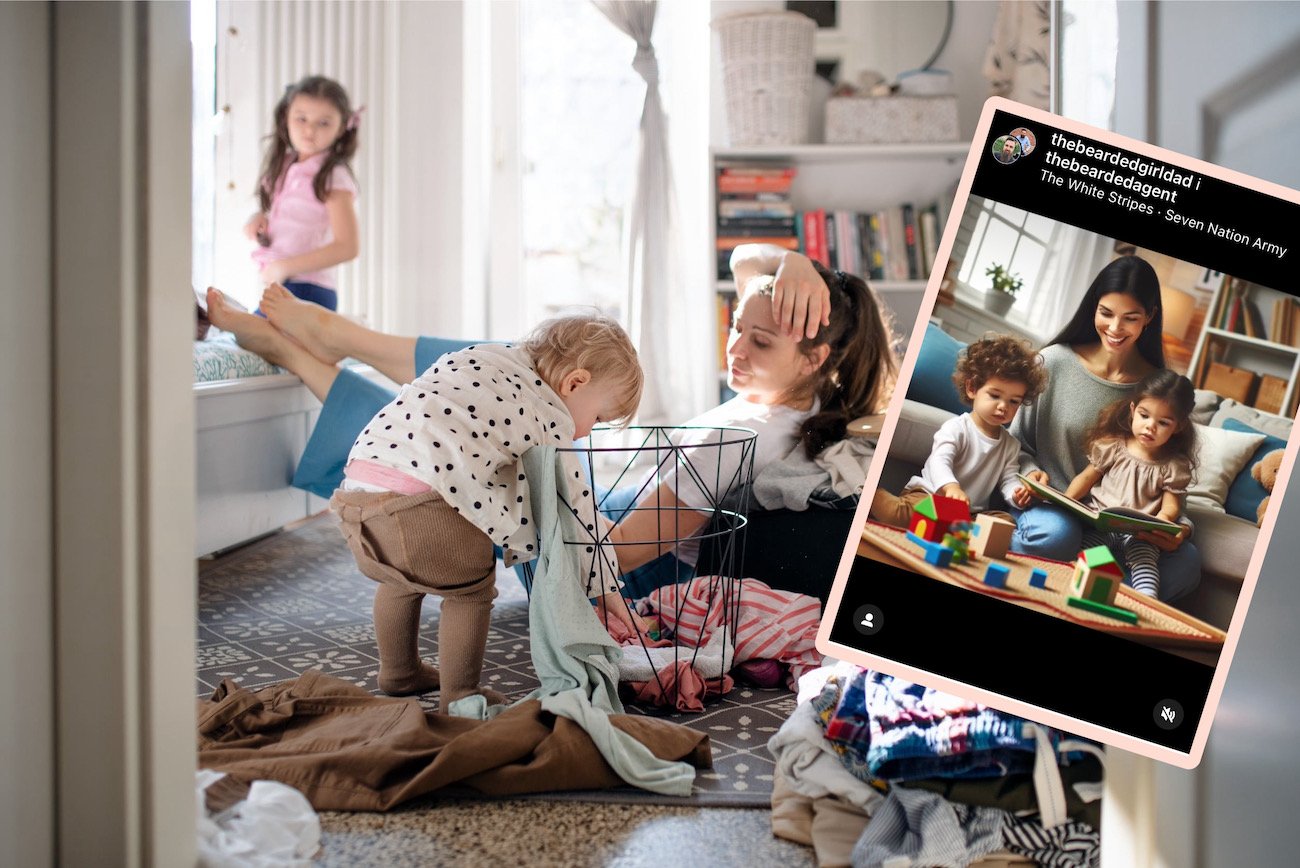 Tak sztuczna inteligencja widzi obraz mamy niepracującej