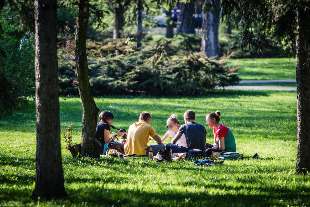 młodzież w parku młodzież w parku
