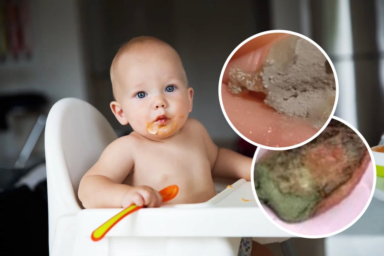 pleśń w musach owocowych dla dzieci