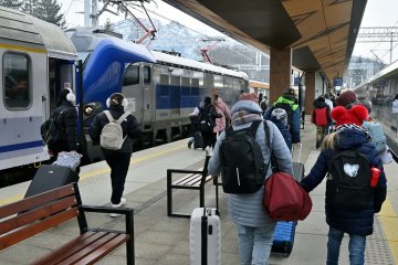 Dzieci jadą na zimowisko. Dzieci jadą na zimowisko.