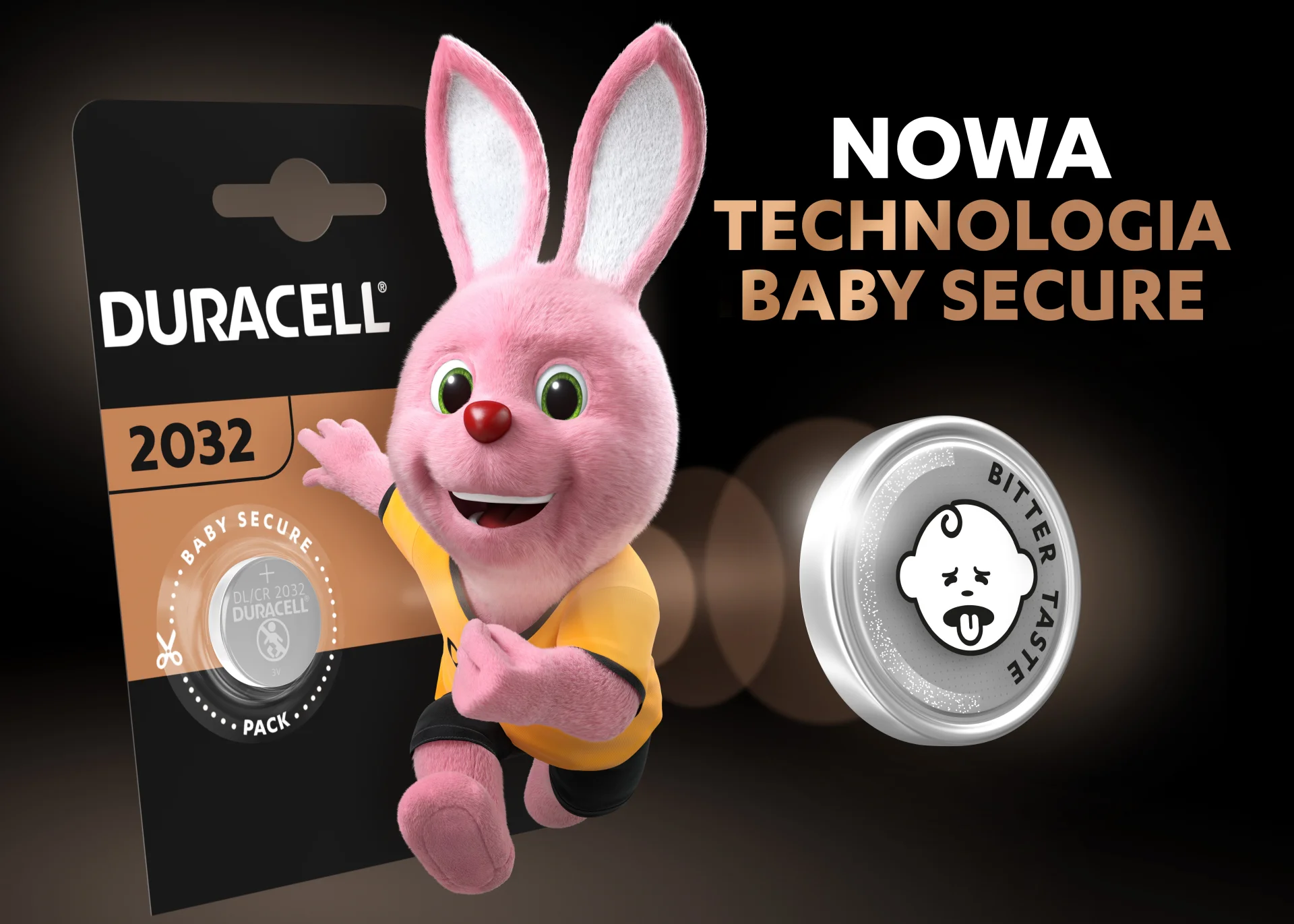 Duracell: Baby Secure to jak dotąd jedyne litowe baterie pastylkowe o gorzkim smaku zapobiegającym połknięciu