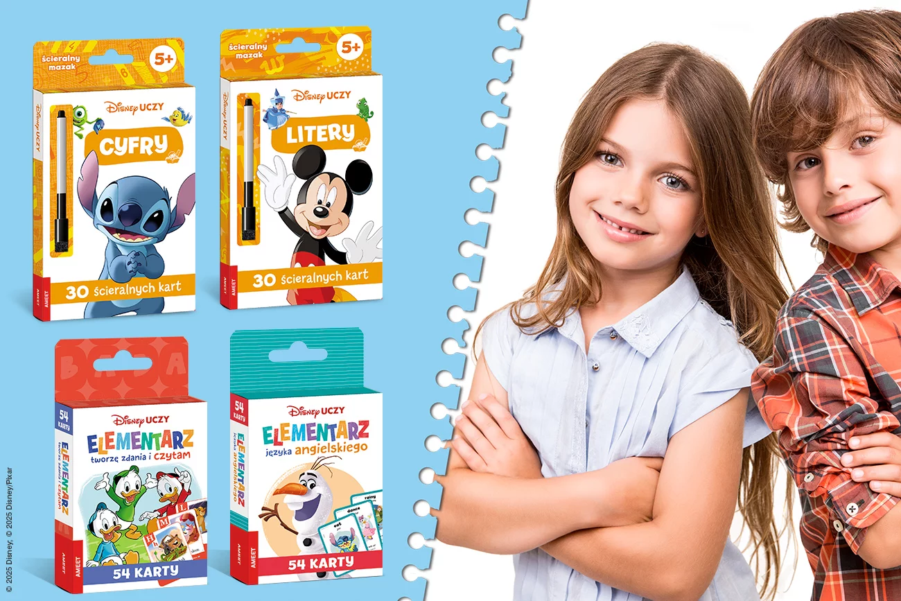 W jaki sposób możecie sprawić, by nauka dla dzieci była przyjemna i zachęcająca? Podarujcie im książki z serii "Disney Uczy" wydawnictwa AMEET.