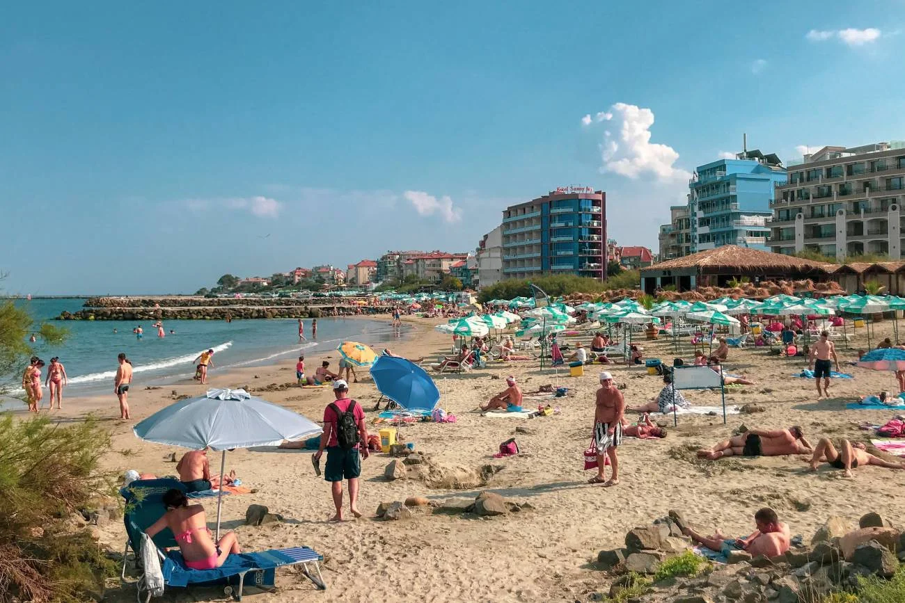 Plaża w Bułgarii.