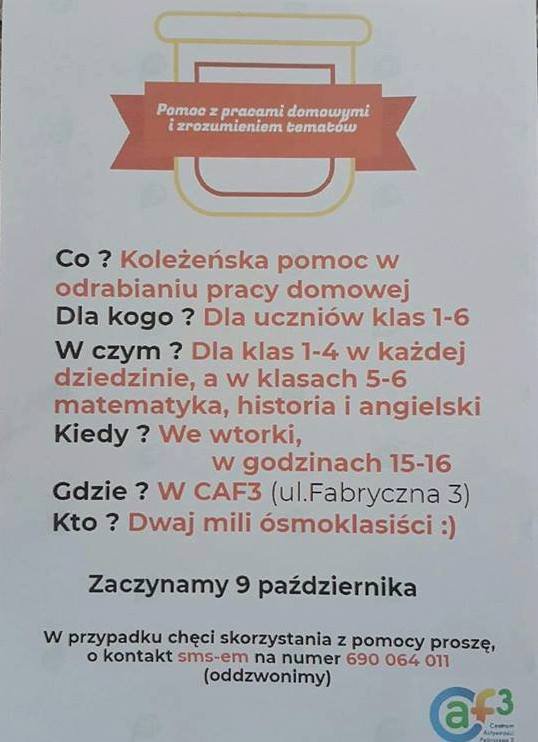 Ogłoszenie 14-latków