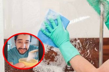 ocet do sprzątania, sok z cytryny do sprzątania, soda oczyszczona do sprzątania, sól do sprzątania, twarda woda, zacieki z wody pod prysznicem, mycie kabiny prysznicowej, czyszczenie szyb z kamienia