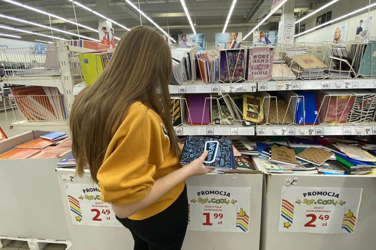 zakup wyprawki szkolnej