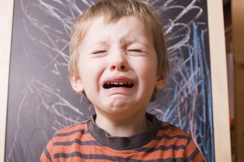 Zdenerwowane dziecko/Zezłoszczone dziecko