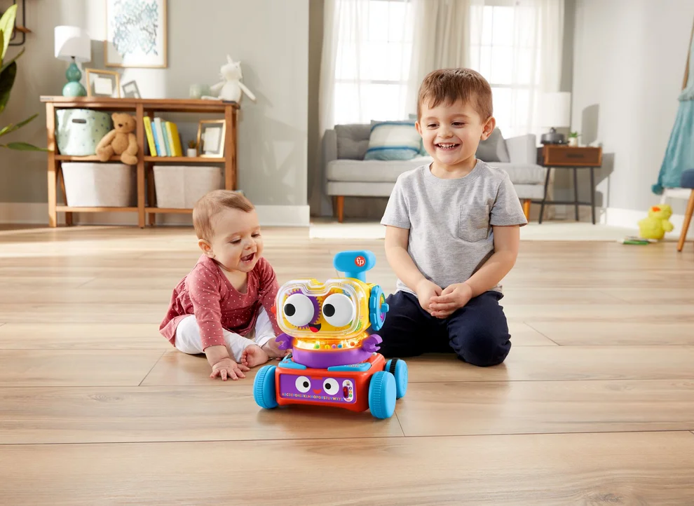 Uczący robot. Wiek: od 6 miesięcy, aż po wiek przedszkolny
Cena: ok. 200 zł
