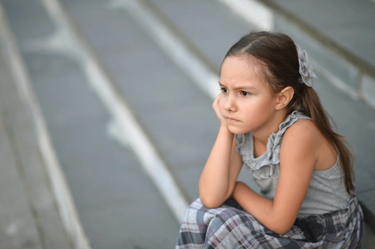 czekające dziecko
