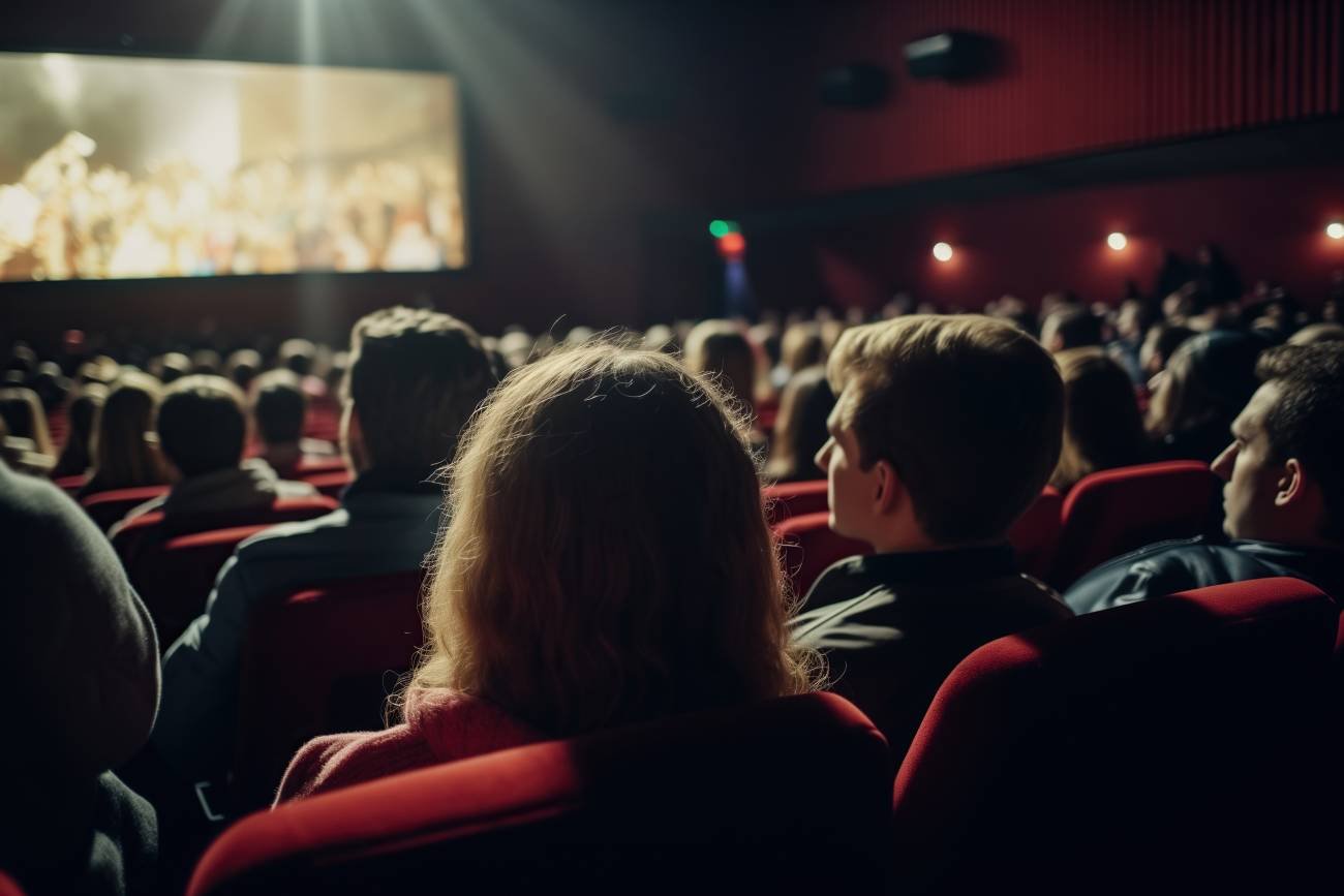 Seans filmowy w kinie