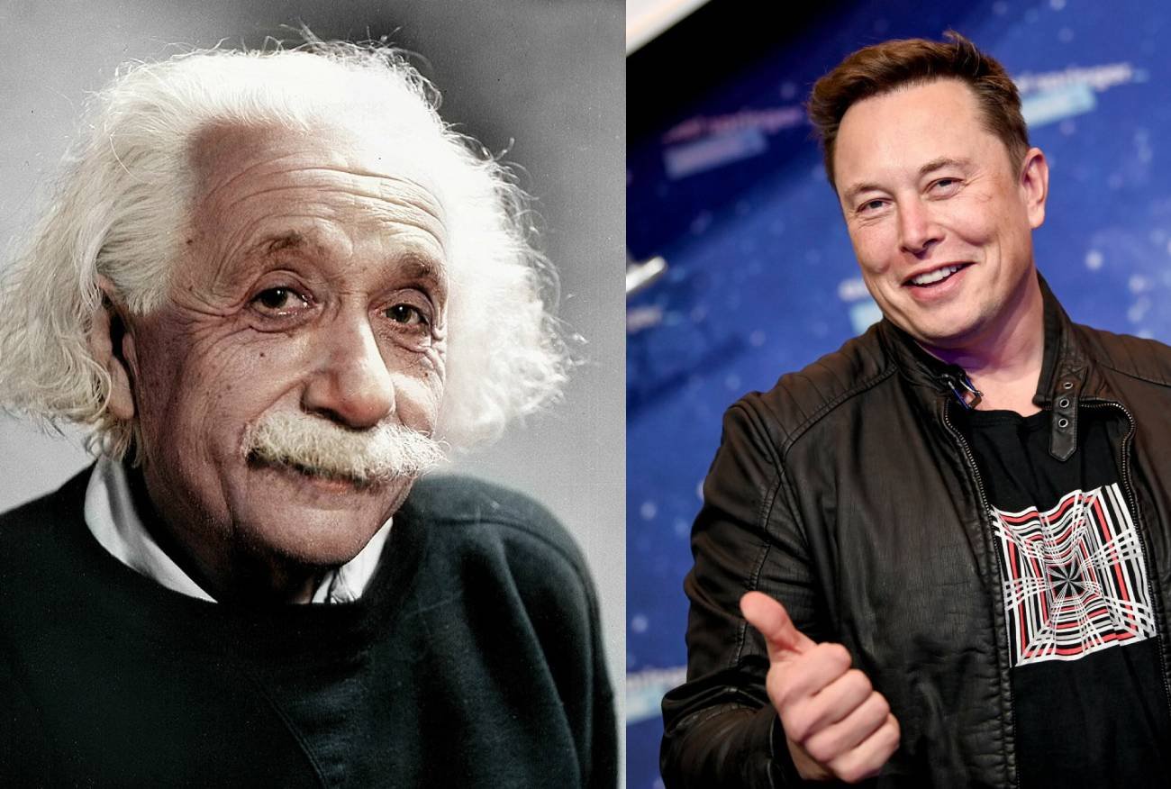 Albert Einstein i Elon Musk