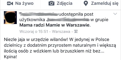Nie ma zgody na takie traktowanie mam z maluchami!