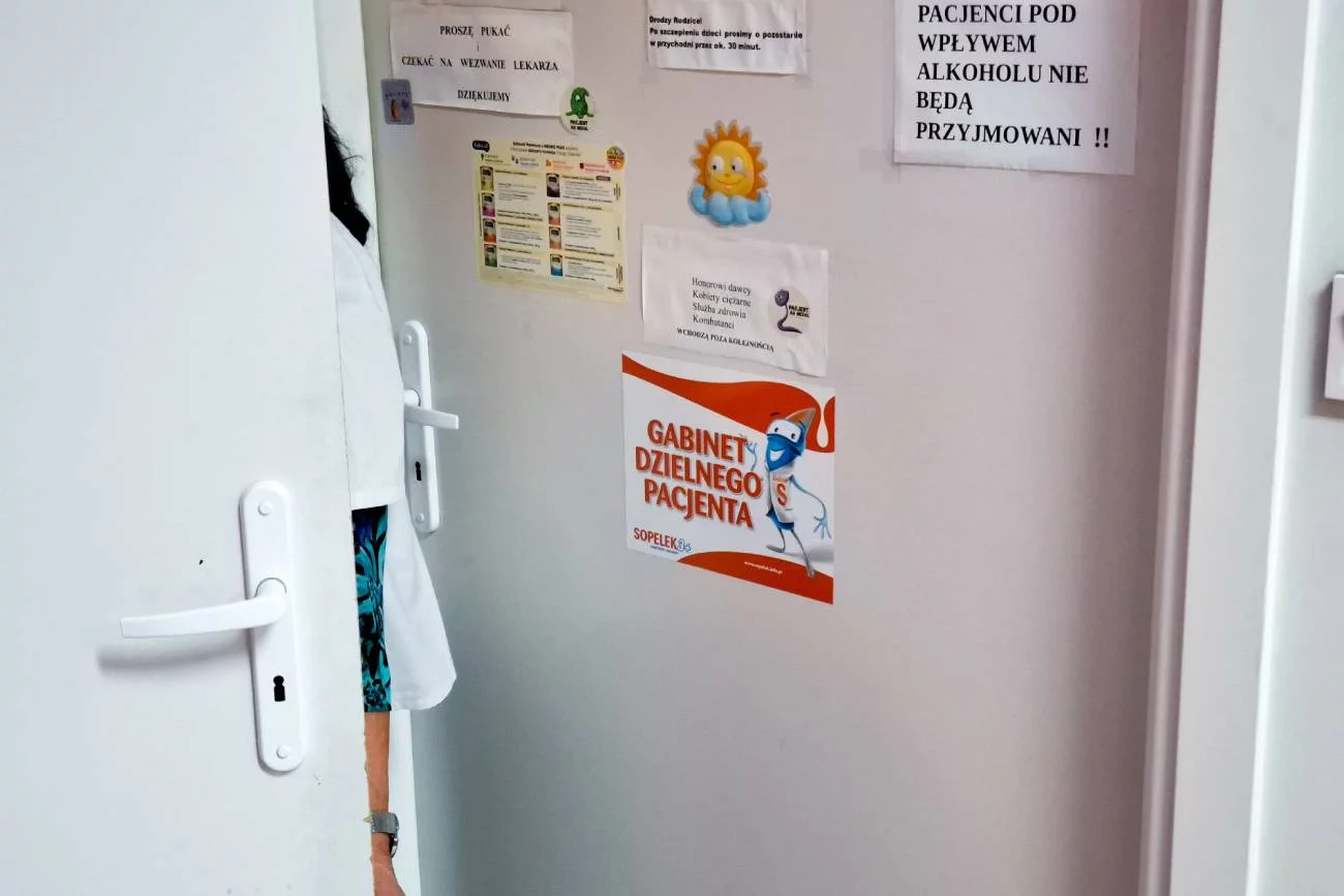 Gabinet lekarza pediatry.