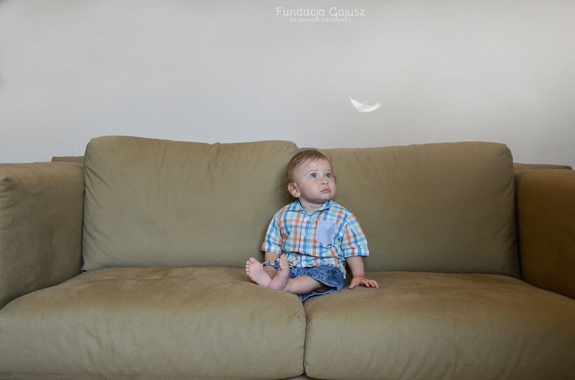 Emilek, jeden z podopiecznych hospicjum.