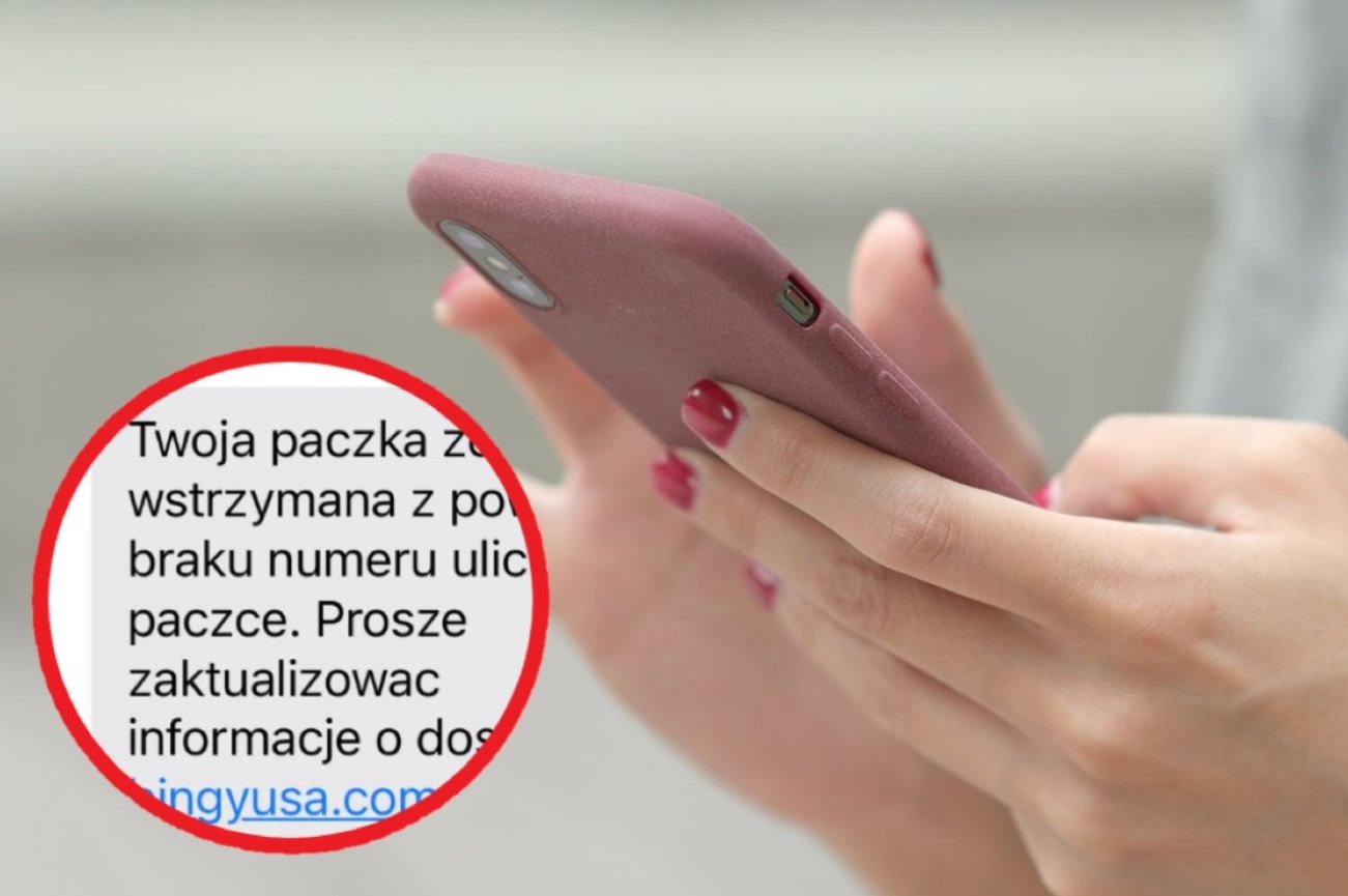 fałszywy SMS