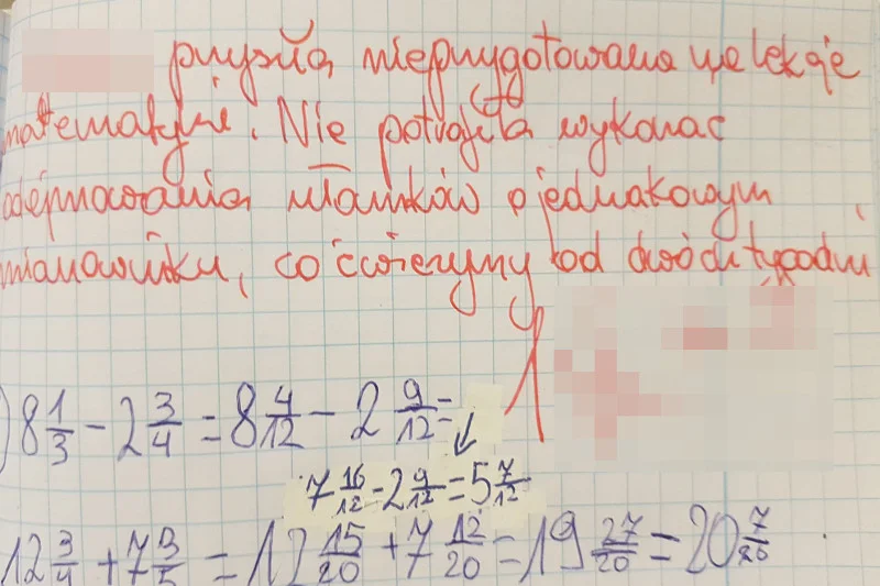 Jak napisać uwagę uczniowi?