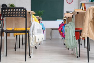 pusta klasa w szkole pusta klasa w szkole