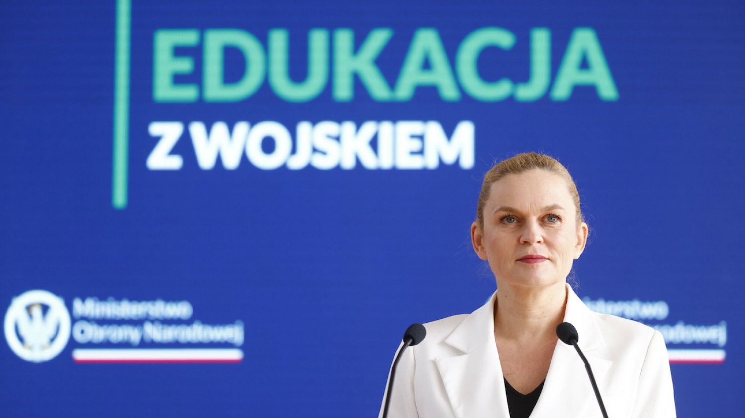 Ministra Edukacji i Minister Obrony Narodowej podpisali 17 kwietnia 2024 r. list intencyjny w sprawie programu "Edukacja z wojskiem".