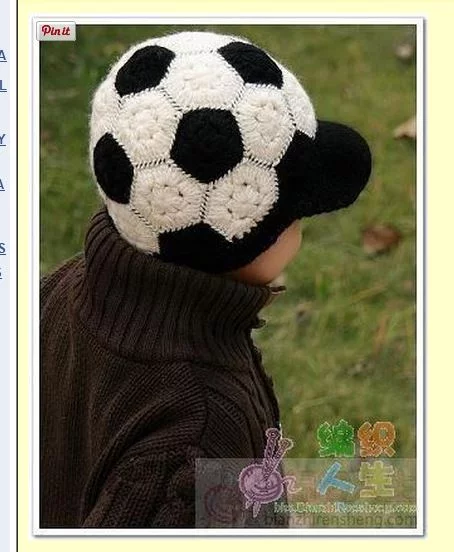 Futbolowa czapka