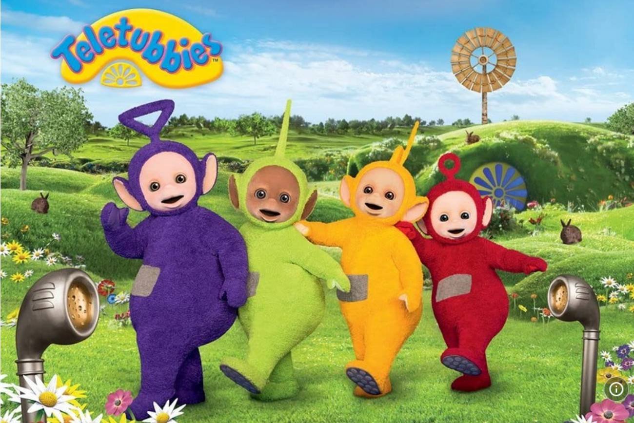 netflix, teletubisie, tinky winky, la la, dipsy, poo, teletubbies, bajka dla dzieci, stare bajki, nowe teletubisie