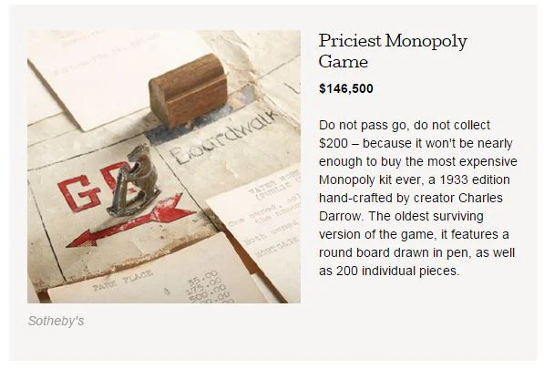 Monopoly za 146 tysięcy dolarów